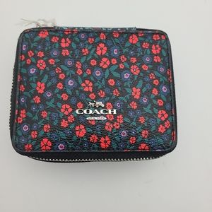 Coach Ranch Floral Travel Jewelry Box F59836 NEW